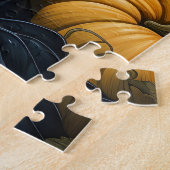 Pompoenen Bloemenkunst puzzel (Zijkant)