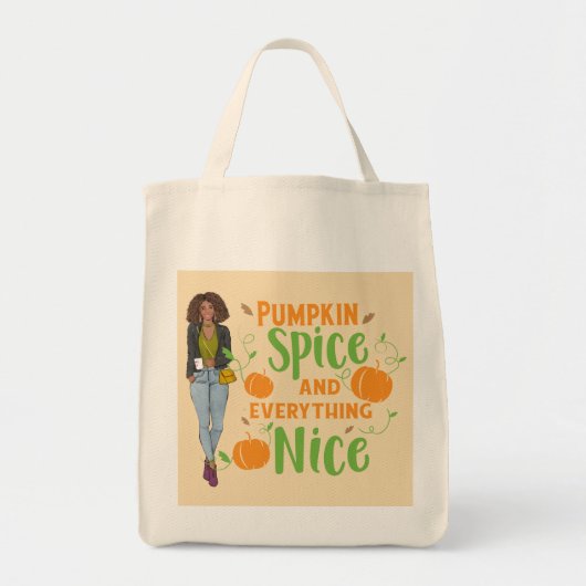Pompoenen Canvas tas (Voorkant)