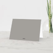 Pompoenen Dankbare Thanksgiving Zegeningen Folie Feestdagenkaart (Achterkant)