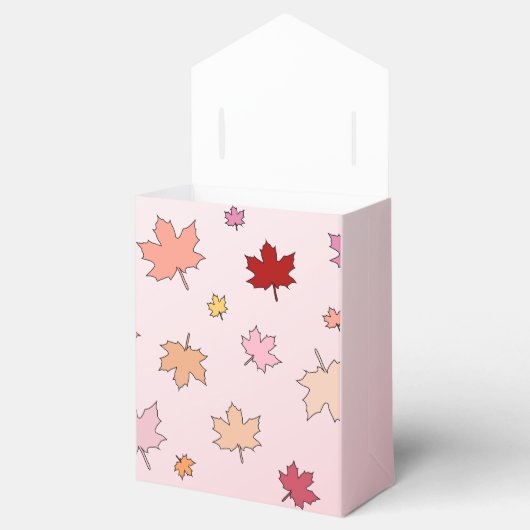 Pompoenen en alles wat mooi roze kleppen zijn bedankdoosjes (Geopend)