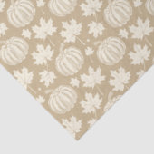 Pompoenen en bladeren tissuepapier (Detail)