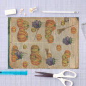 Pompoenen en Cauldron  Pagina's Tissuepapier (Craft)