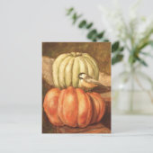 pompoenen en cichorei briefkaart (Staand voorkant)