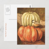 pompoenen en cichorei briefkaart (Voorkant / Achterkant)