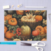 Pompoenen en meer, Herfst, Tissuepapier (Craft)