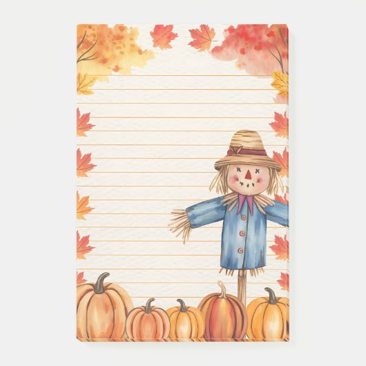 Pompoenen en patchwork post-it® notes (Voorkant)