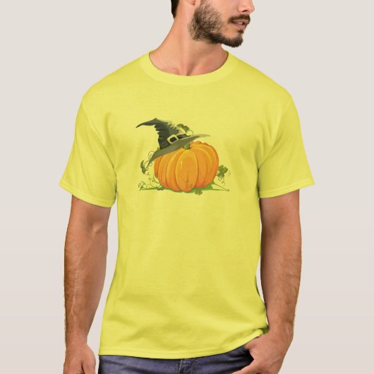 Pompoenen en Pet Halloween Shirt (Voorkant)