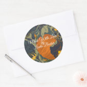 Pompoenen en wijnstokken Etiket (Envelop)