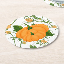 Pompoenen en wijnstokken Halloween Thanksgiving