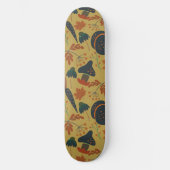 Pompoenen en wortelen naadloos patroon skateboard (Voorkant)
