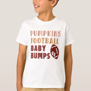 Pompoenen football baby bulten t-shirt