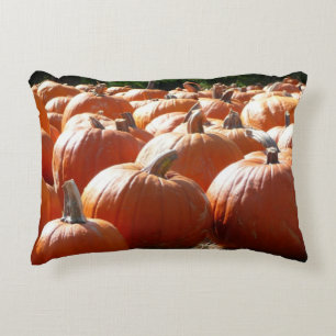 Pompoenen Foto voor Herfst, Halloween of Thanksgiv Accent Kussen