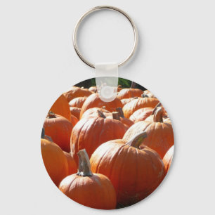 Pompoenen Foto voor Herfst, Halloween of Thanksgiv Sleutelhanger