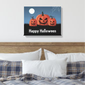 Pompoenen Halloween Canvas Afdruk (Insitu (Slaapkamer))