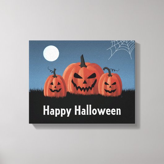 Pompoenen Halloween Canvas Afdruk (Voorkant)