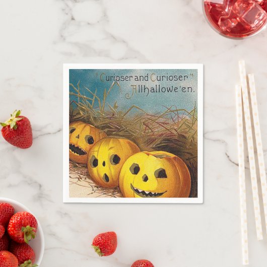  pompoenen Halloween Feestelijke servetten (Insitu)