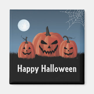 Pompoenen Halloween Magneet