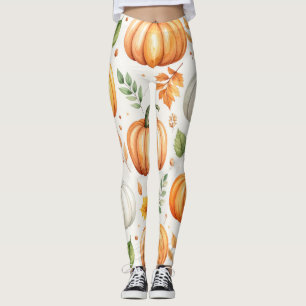 Pompoenen in het ochtendlicht leggings