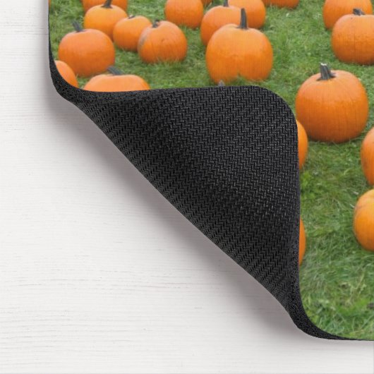 Pompoenen in het veld muismat (Hoek)