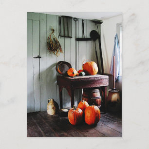 Pompoenen in Kitchen Briefkaart