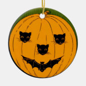 Pompoenen Keramisch Ornament (Voorkant)