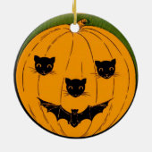 Pompoenen Keramisch Ornament (Achterkant)