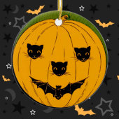 Pompoenen Keramisch Ornament