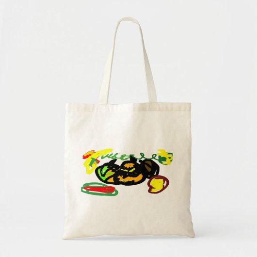 Pompoenen koel tote bag (Voorkant)