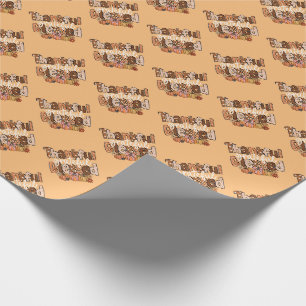 Pompoenen & Lof: Een Oogst van Dankbaarheid Cadeaupapier