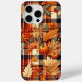 Pompoenen Maple verlaat herfstplaids Case-Mate iPhone Case (Achterkant)