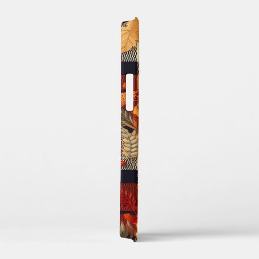 Pompoenen Maple verlaat herfstplaids Case-Mate iPhone Case (Achterkant / Rechts)