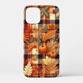 Pompoenen Maple verlaat herfstplaids Case-Mate iPhone Case (Achterkant)
