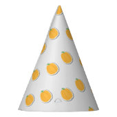 Pompoenen op grijs feesthoedjes (Links)