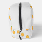 Pompoenen op grijs toilettasje (Rechts)