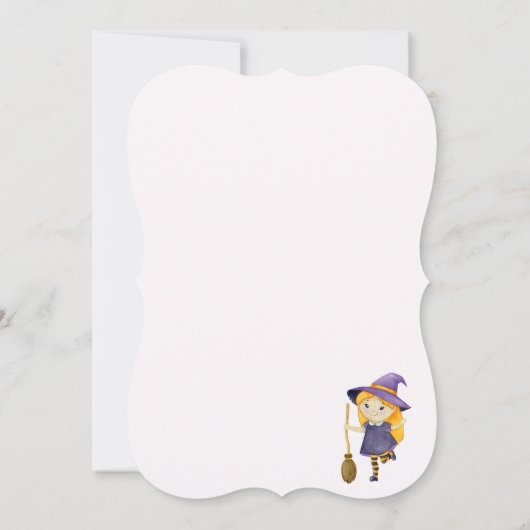 Pompoenen pluk bemanning van Wildflower Kaart (Achterkant)