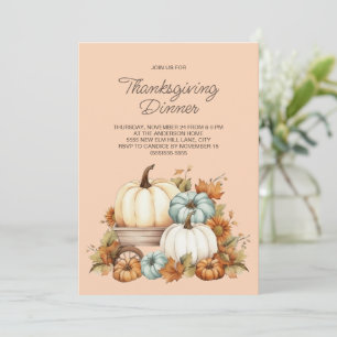 Pompoenen Rustic Boho Oogst Thanksgiving Diner