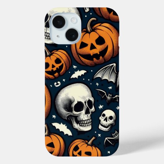 Pompoenen & Schedels Case-Mate iPhone Case (Achterkant)