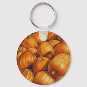 Pompoenen Sleutelhanger