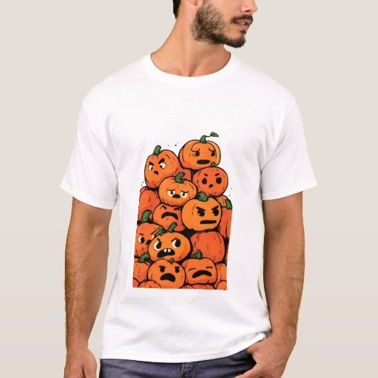 Pompoenen t-shirt (Voorkant)