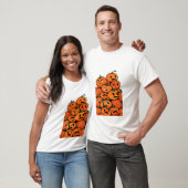 Pompoenen t-shirt (Unisex)