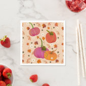 Pompoenen vallen bladeren servet (Insitu)