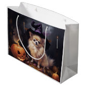 Pompoenen van Pommeren Halloween eng Groot Cadeauzakje (Achterkant Gekanteld)