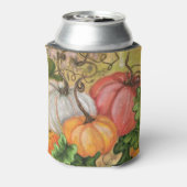 Pompoenen - Waterverf Blikjeskoeler (Blikje Achterkant)