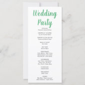 Pompoenen & Zonnebloemen Herfst Wit Trouwprogramma (Achterkant)