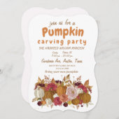 Pompoenenplukploeg van Wildflower Kaart (Voorkant / Achterkant)