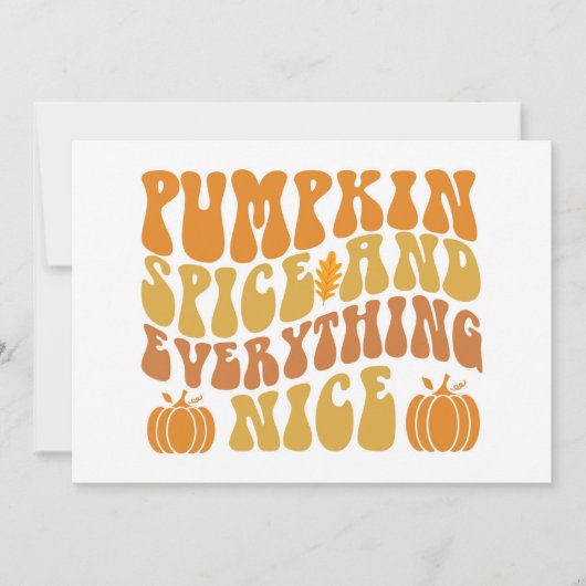 Pompoengekruid En Alles Wat Leuk Is Kaart (Voorkant)