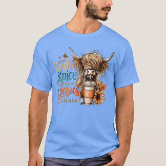 Pompoengewürz en Jezus Christus grappig T-shirt