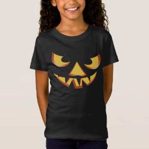 Pompoengezicht 3 voor Halloween T-shirt