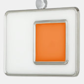 Pompoenhex-code FF7518 Verzilverd Kader Ornament (Links)