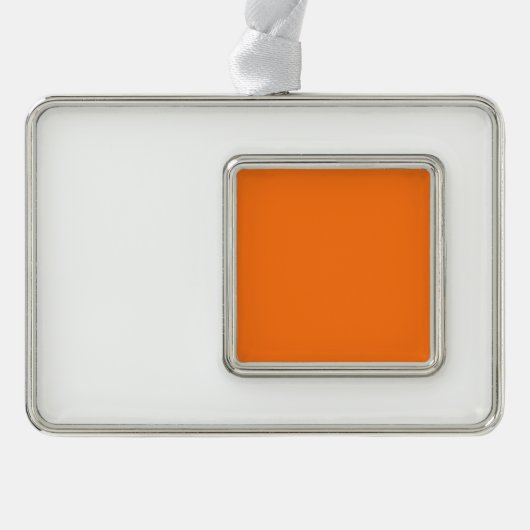 Pompoenhex-code FF7518 Verzilverd Kader Ornament (Voorkant)